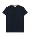 Armani Collezioni T-shirt With Round Neck And Short Sleeves In Black