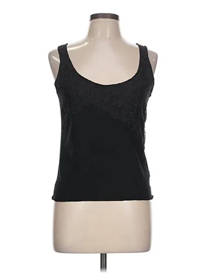 Pre-owned Armani Collezioni Tank Top Black Strapless Neckline Tops