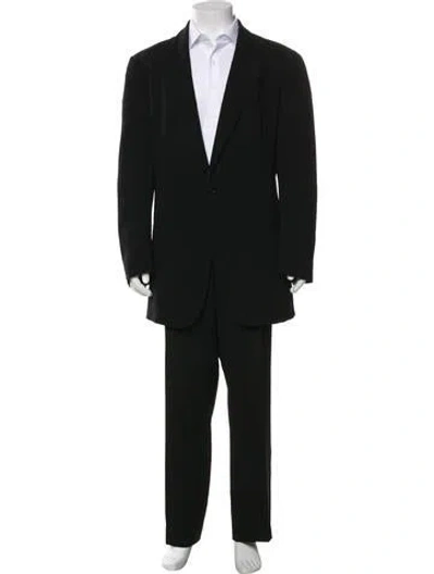 Pre-owned Armani Collezioni Two-piece Suit In Black