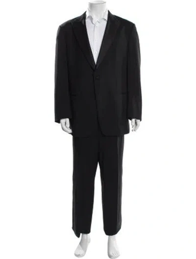 Pre-owned Armani Collezioni Two-piece Suit In Black