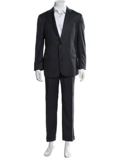 Pre-owned Armani Collezioni Two-piece Suit In Blue