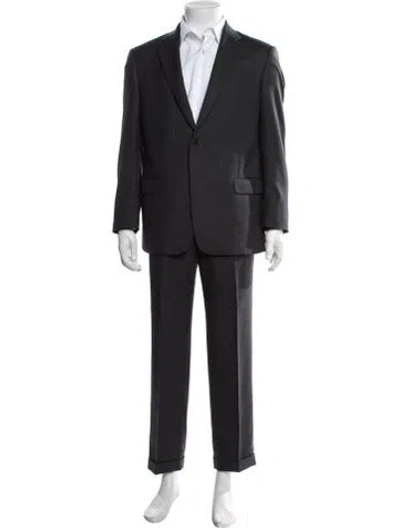 Pre-owned Armani Collezioni Two-piece Suit In Grey