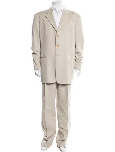 Pre-owned Armani Collezioni Two-piece Suit In Neutrals