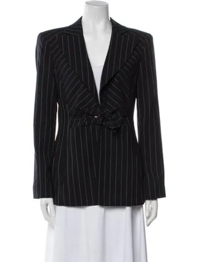 Pre-owned Armani Collezioni Vintage 2002 Blazer In Black