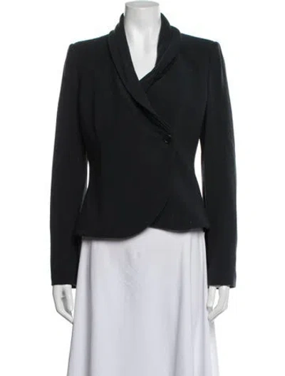Pre-owned Armani Collezioni Vintage 2005 Blazer In Black