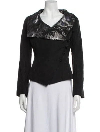 Pre-owned Armani Collezioni Vintage 2006 Blazer In Black