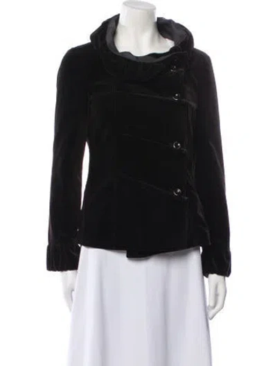 Pre-owned Armani Collezioni Vintage 2008 Biker Jacket In Black