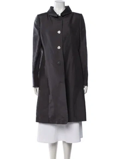 Pre-owned Armani Collezioni Vintage 2011 Coat In Gray