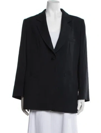 Pre-owned Armani Collezioni Virgin Wool Blazer In Multi