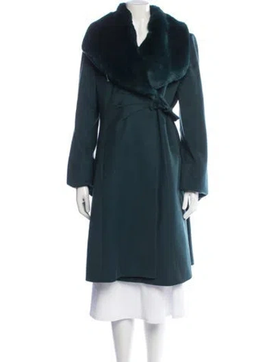 Pre-owned Armani Collezioni Virgin Wool Coat In Green