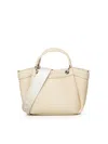 Armani Collezioni Wave S Handbag In Neutral