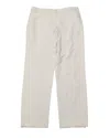 Armani Collezioni Wide Leg Pants In White Cotton In White