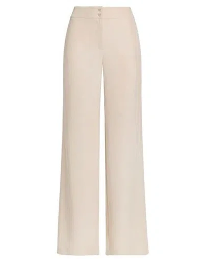 Armani Collezioni Woman Pants Light Grey Size 8 Acetate, Silk In Gray
