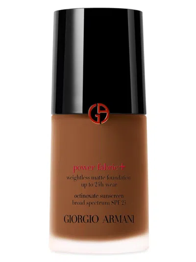 Armani Collezioni Women's Power Fabric+ Foundation Spf 25 In 14 Very Deep Olive