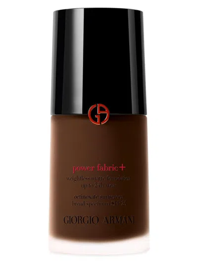 Armani Collezioni Women's Power Fabric+ Foundation Spf 25 In 16 Very Very Deep Neutral