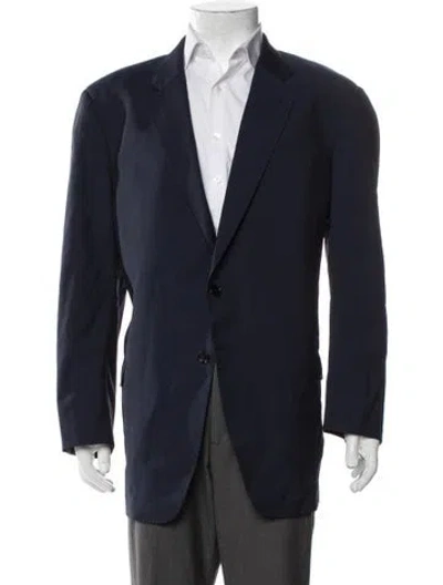 Pre-owned Armani Collezioni Wool Blazer In Blue