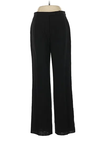 Pre-owned Armani Collezioni Wool Pants In Black