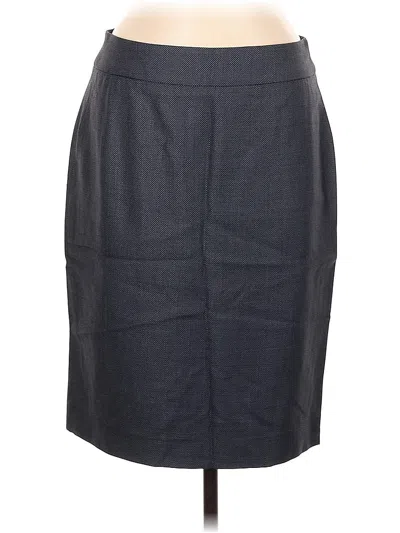 Pre-owned Armani Collezioni Wool Skirt In Gray