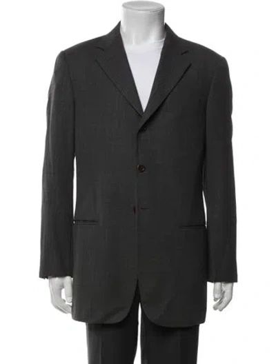 Pre-owned Armani Collezioni Wool Suit In Multi