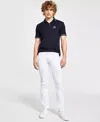Armani Exchange 3rzj13z1aaz1100 Jeans Men's White Core Denim Slim Fit Mcww153 In White