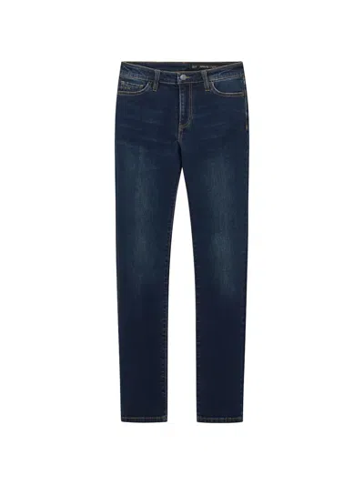 Armani Exchange 5 Pockets Trousers In Blue