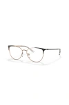 Armani Exchange 52mm Cat Eye Optical Glasses In Gold