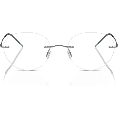Armani Exchange 52mm Phantos Optical Glasses In White