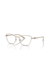 Armani Exchange 53mm Cat Eye Optical Glasses In Gold