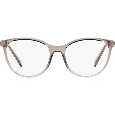 Armani Exchange 53mm Cat Eye Optical Glasses In Neutral