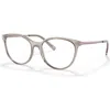 Armani Exchange 53mm Cat Eye Optical Glasses In Neutral
