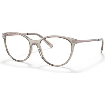 Armani Exchange 53mm Cat Eye Optical Glasses In Neutral