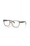Armani Exchange 53mm Rectangle Optical Glasses In Neutral