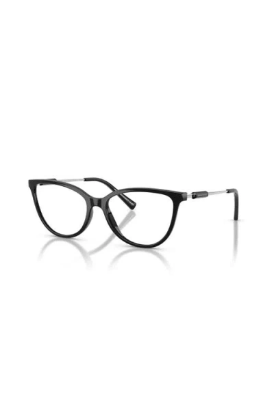 Armani Exchange 54mm Cat Eye Optical Glasses In Black