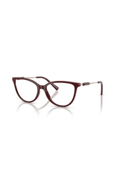 Armani Exchange 54mm Cat Eye Optical Glasses In Brown