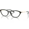 Armani Exchange 54mm Irregular Optical Glasses In Black