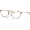 Armani Exchange 54mm Irregular Optical Glasses In Brown