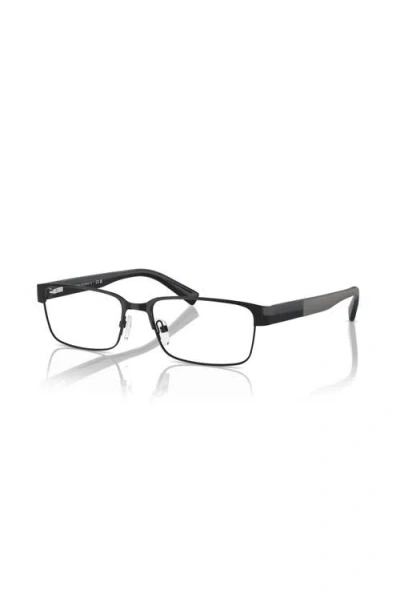 Armani Exchange 54mm Rectangle Optical Glasses In Black