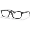 Armani Exchange 54mm Rectangle Optical Glasses In Black