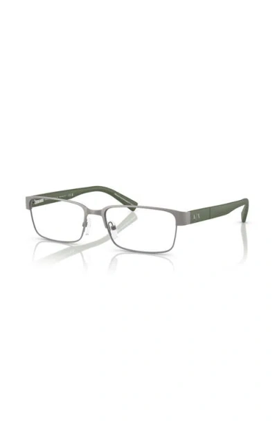 Armani Exchange 54mm Rectangle Optical Glasses In Multi
