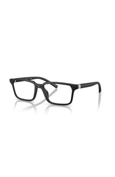 Armani Exchange 54mm Square Optical Glasses In Black