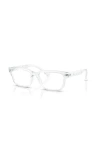 Armani Exchange 55mm Rectangle Optical Glasses In White