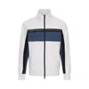 Armani Exchange 男士时尚百搭字母撞色立领保暖外套 In White