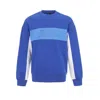 Armani Exchange Man Sweatshirt Bright Blue Size L Cotton, Elastane