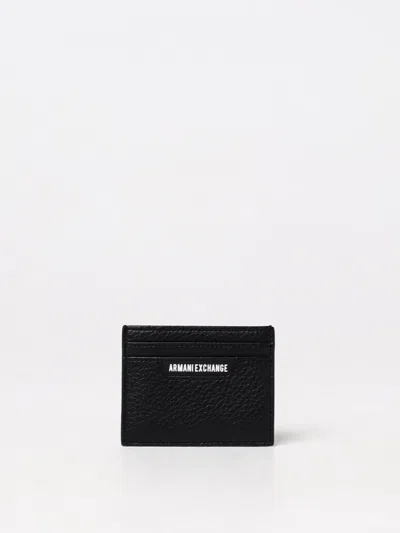 Armani Exchange Wallet  Men Colour Black In 黑色