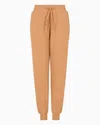 Armani Exchange A-line French Terry Jogger Trousers In Camel