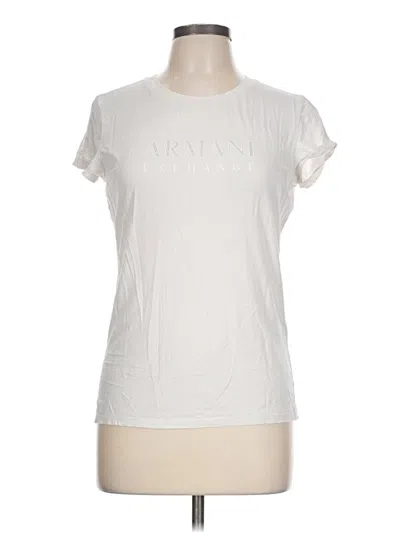 Pre-owned Armani Exchange Active T-shirt In Ivory