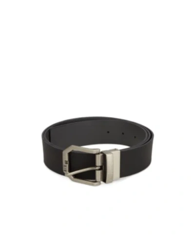 Armani Exchange Adjustable Waist Belt In Black