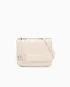 Armani Exchange Allover Logo Shoulder Bag In Sand