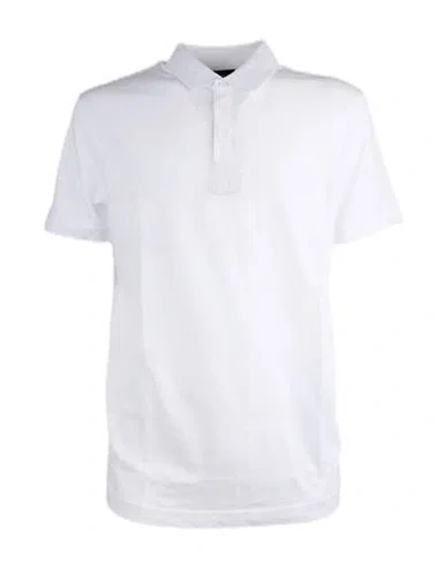 Armani Exchange Polo Man Polo Shirt White Size Xl Cotton