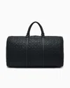Armani Exchange Asv Allover Logo Duffel Bag In Black